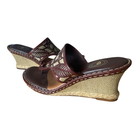 Nurture by Lamaze Brown and Cream Wedge Sandals - Picture 2 of 3